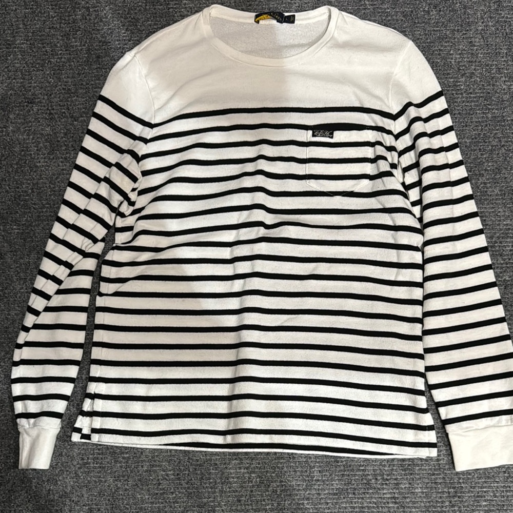 Striped Black and White Men's Shirt